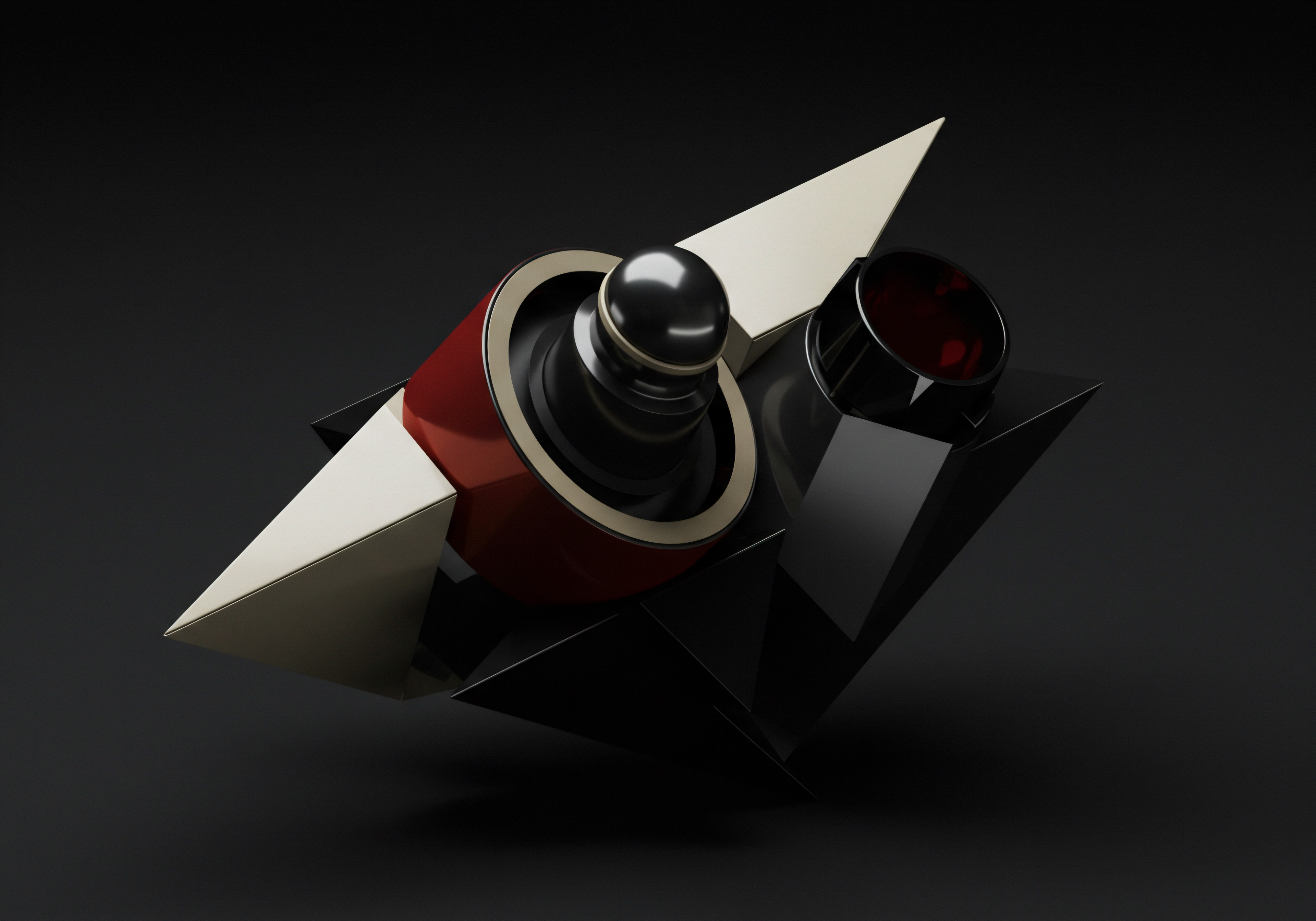 Abstract Arrangement Highlighting SMB Business Scaling and Technological Optimization This is an abstract piece, rendered in sleek digital style. It combines geometric precision with contrasting dark and light elements reflecting key strategies for small and medium business enterprises including scaling and growth. Cylindrical and spherical shapes suggesting teamwork supporting development alongside bold angular forms depicting financial strategy planning in a data environment for optimization, all set on a dark reflective surface represent concepts within a collaborative effort of technological efficiency, problem solving and scaling a growing business.