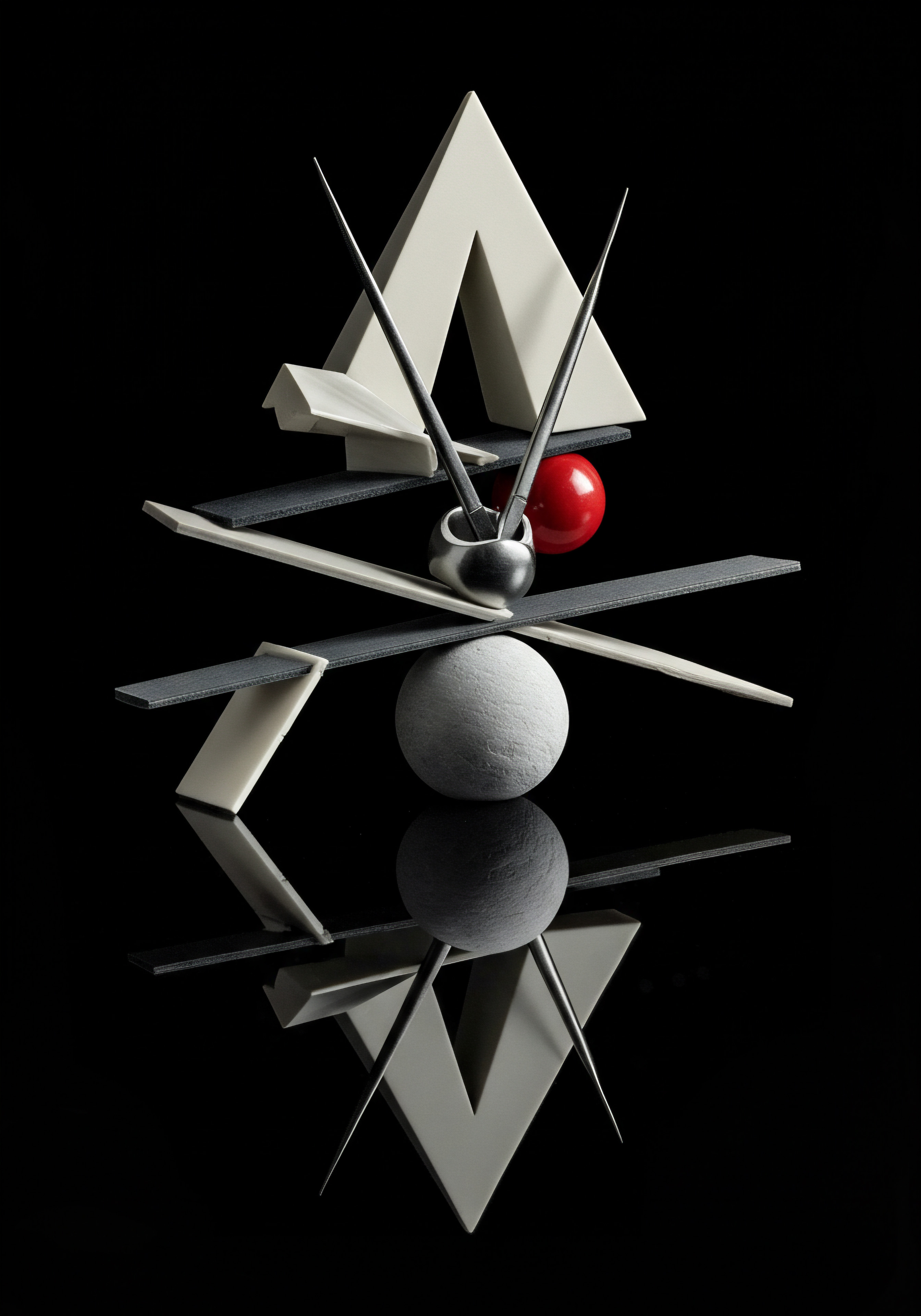 An artistic arrangement reveals a balance of geometric shapes symbolizing SMB business challenges. A gray sphere, grounding the composition, represents foundational operations. A stark contrast, dark planks are intersected by lighter ones reflecting process streamlining through optimized workflows for operational efficiency. Two polished rods pointing upward could illustrate potential investment or growth. Balancing precariously on top, a bright red sphere alludes to the potential profits gained via innovation. This tableau resonates strongly with small business owners and entrepreneurs, capturing the spirit of adapting marketing strategy, embracing scaling opportunities, and fostering team innovation culture. A captivating image that visually encapsulates growth hacking.