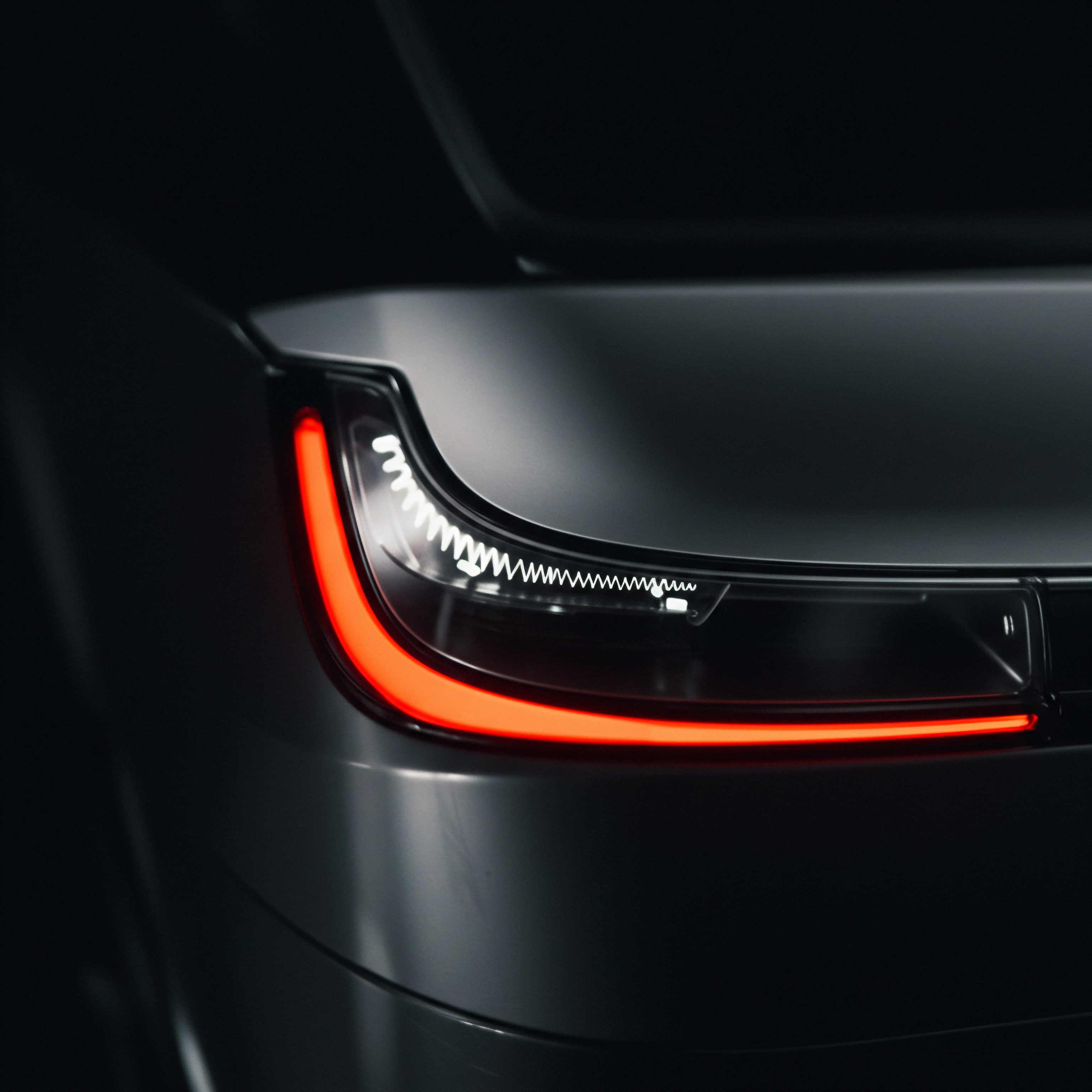 Automated Scaling Success Sleek Car Taillight Design Business Progress Growth Automation Focused on a sleek car taillight, the image emphasizes digital transformation for small business and medium business organizations using business technology. This visually represents streamlined workflow optimization through marketing automation and highlights data driven insights. The design signifies scaling business growth strategy for ambitious business owners, while symbolizing positive progress with the illumination.