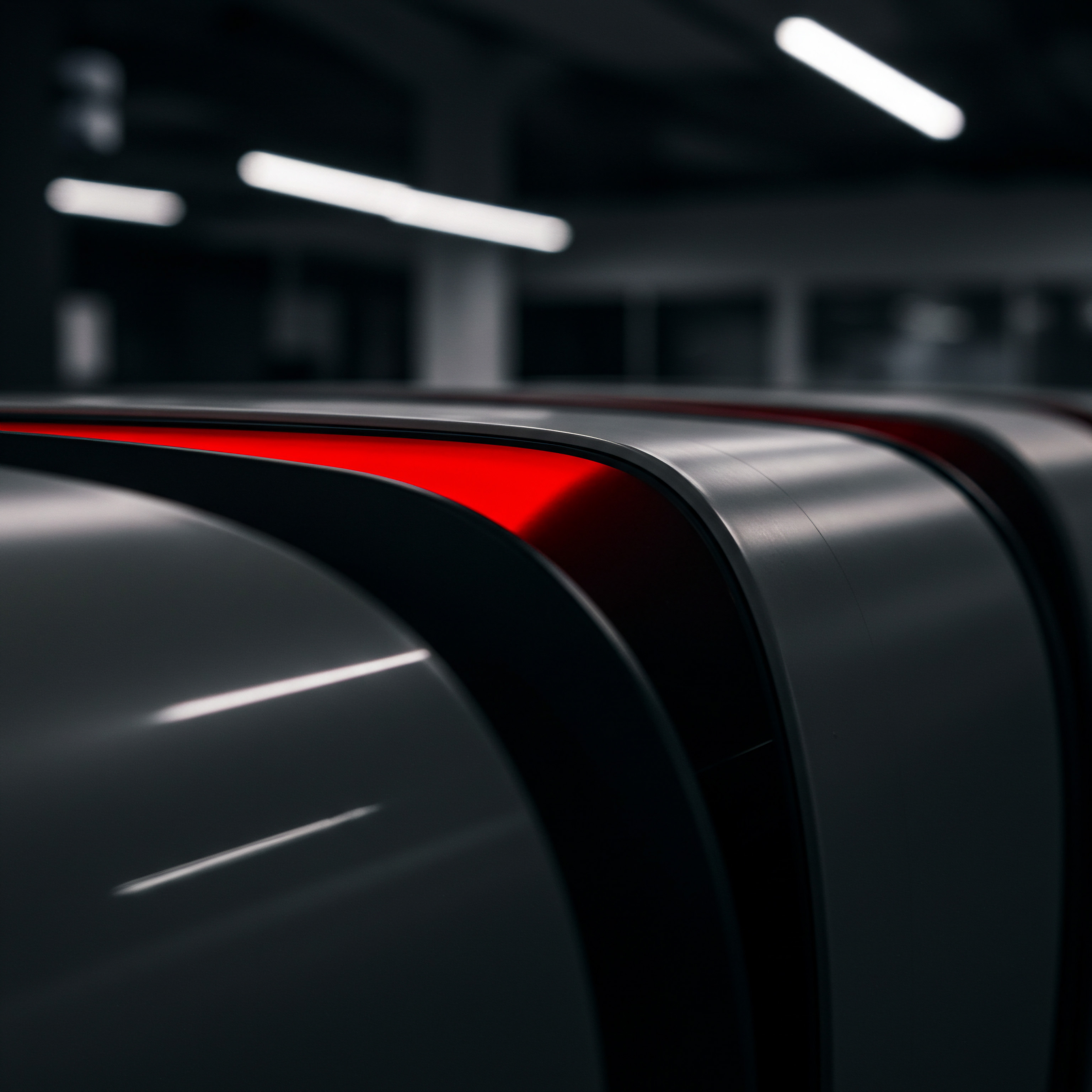 Automation in Modern SMB Business Operations Showing Growth Scaling Optimization The image presents sleek automated gates enhanced by a vibrant red light, indicative of advanced process automation employed in a modern business or office. Symbolizing scalability, efficiency, and innovation in a dynamic workplace for the modern startup enterprise and even Local Businesses this Technology aids SMEs in business development. These automatic entrances represent productivity and Optimized workflow systems critical for business solutions that enhance performance for the modern business Owner and Entrepreneur looking for improvement.