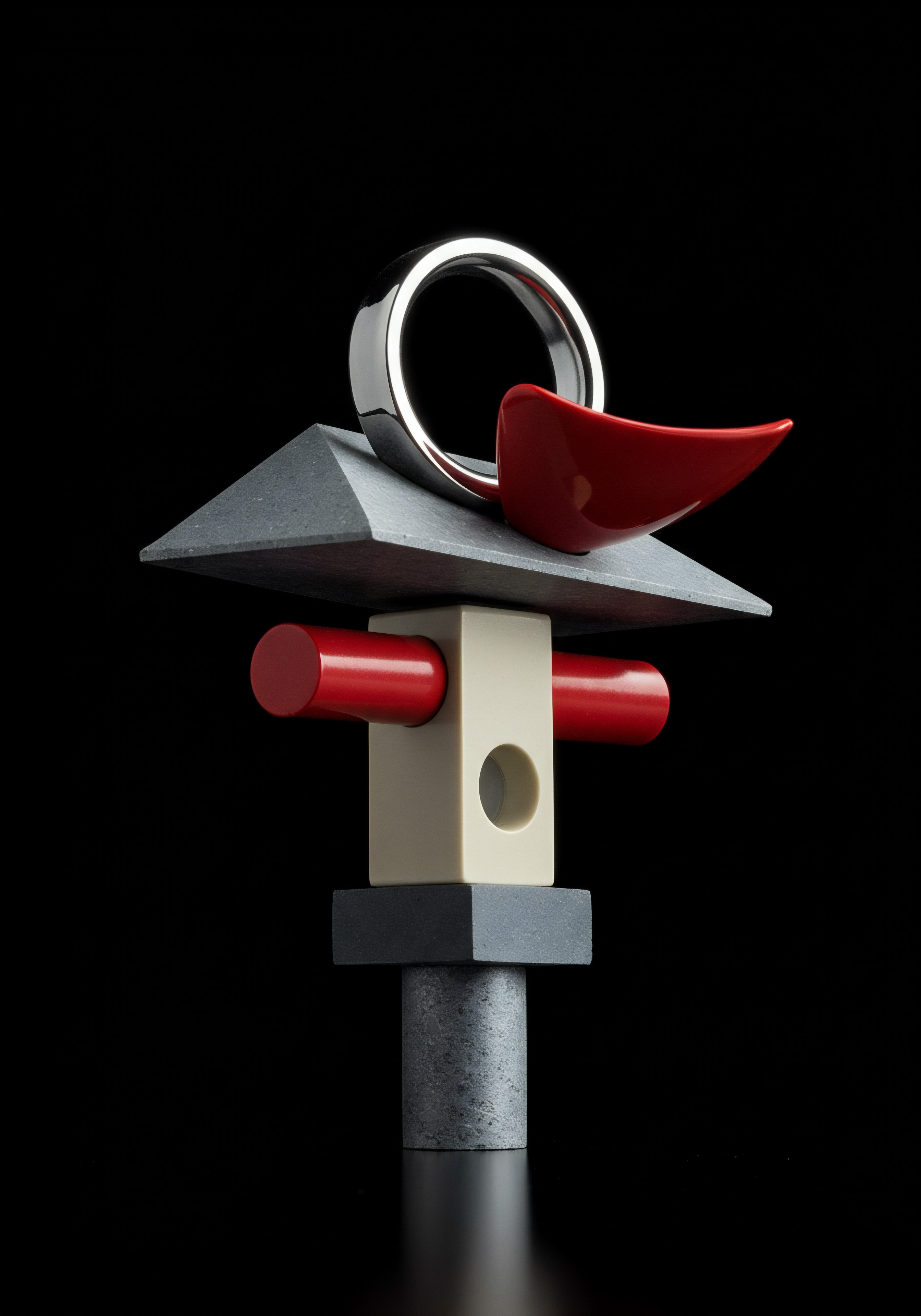 Balancing Business Innovation Geometric Shapes Strategy Success SMB Scaling Medium Business The image depicts a balanced stack of geometric forms, emphasizing the delicate balance within SMB scaling. Innovation, planning, and strategic choices are embodied in the design that is stacked high to scale. Business owners can use Automation and optimized systems to improve efficiency, reduce risks, and scale effectively and successfully.
