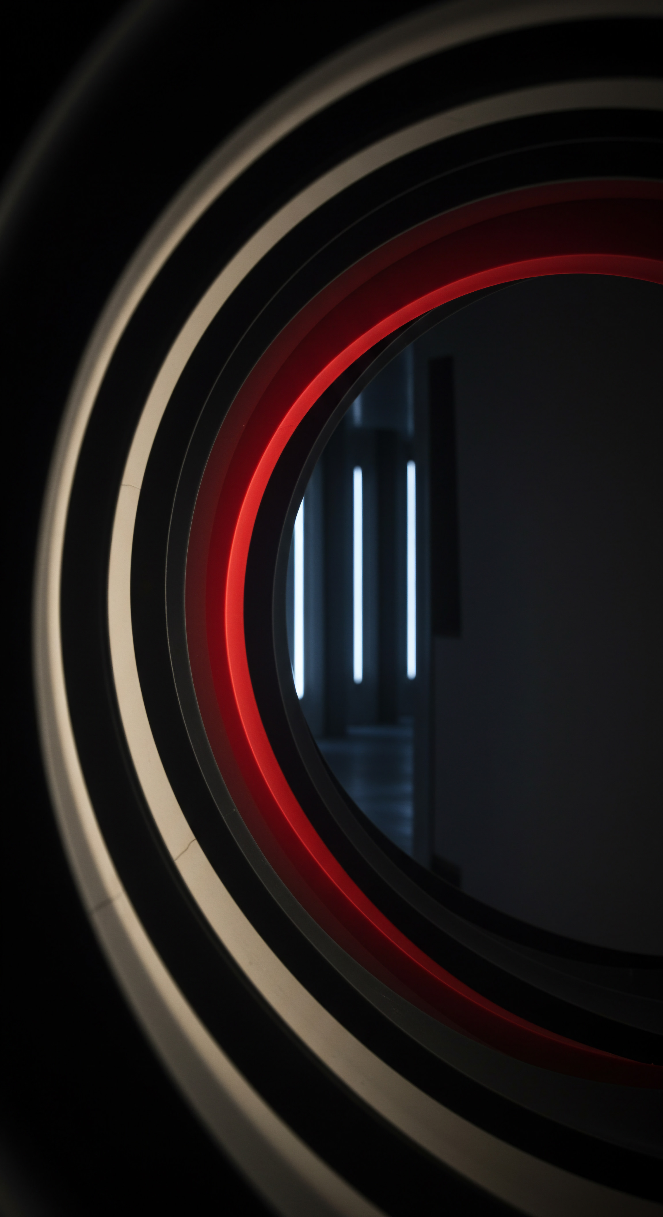Geometric Abstract Rings Frame Vertical Lights Innovation for SMB Scaling and Growth Concentric rings create an abstract view of glowing vertical lights, representative of scaling solutions for Small Business and Medium Business. The image symbolizes system innovation and digital transformation strategies for Entrepreneurs. Technology amplifies growth, presenting an optimistic marketplace for Enterprise expansion, the Startup.