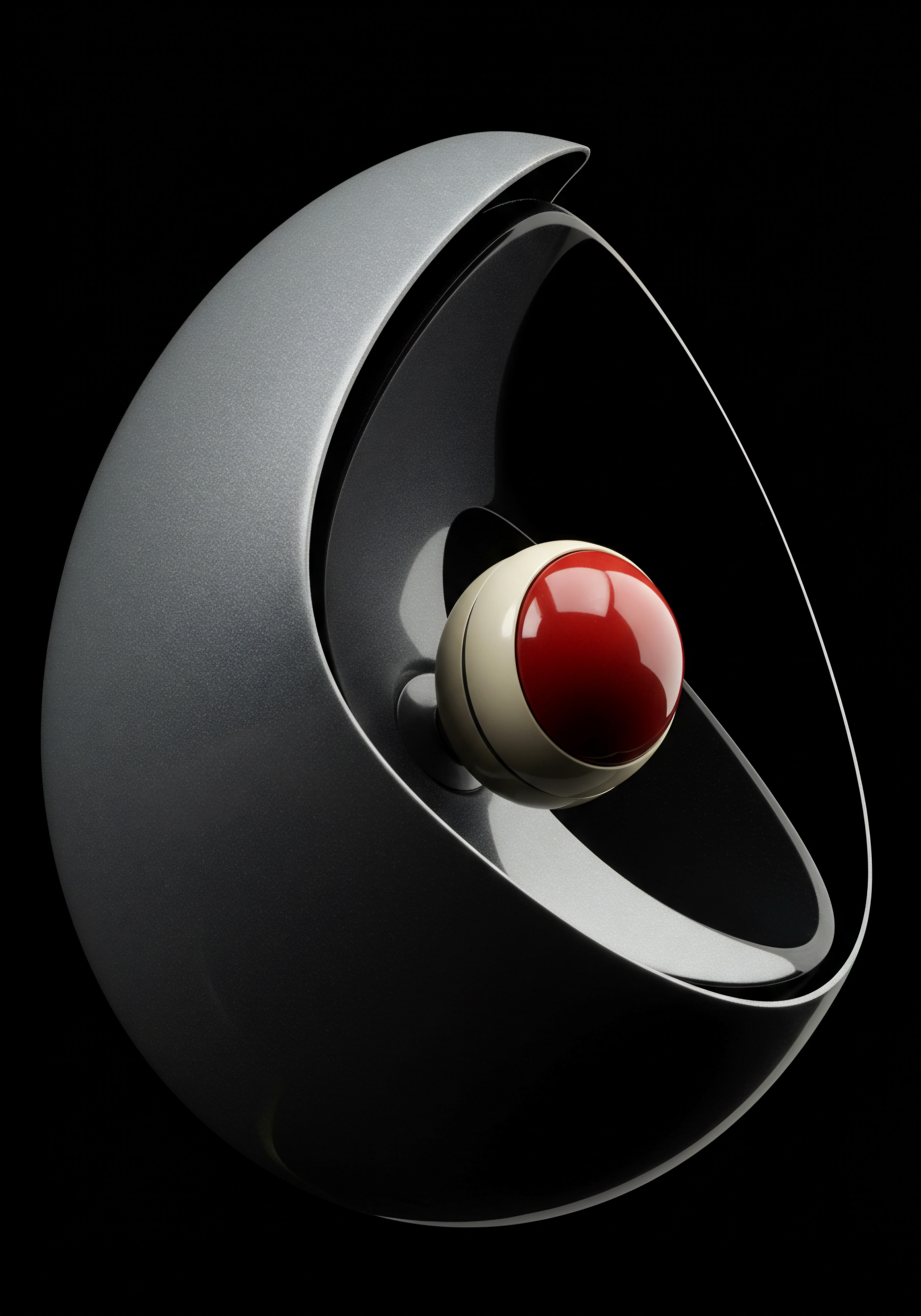 Modern Business Transformation Concept Visualizing Streamlined Operations and Scaling Strategy The abstract composition shows a spherical form which can represent streamlined process automation within a small to medium business aiming to scale its business. The metallic shine emphasizes technology investment. This investment offers digital transformation for workflow optimization and productivity improvement.