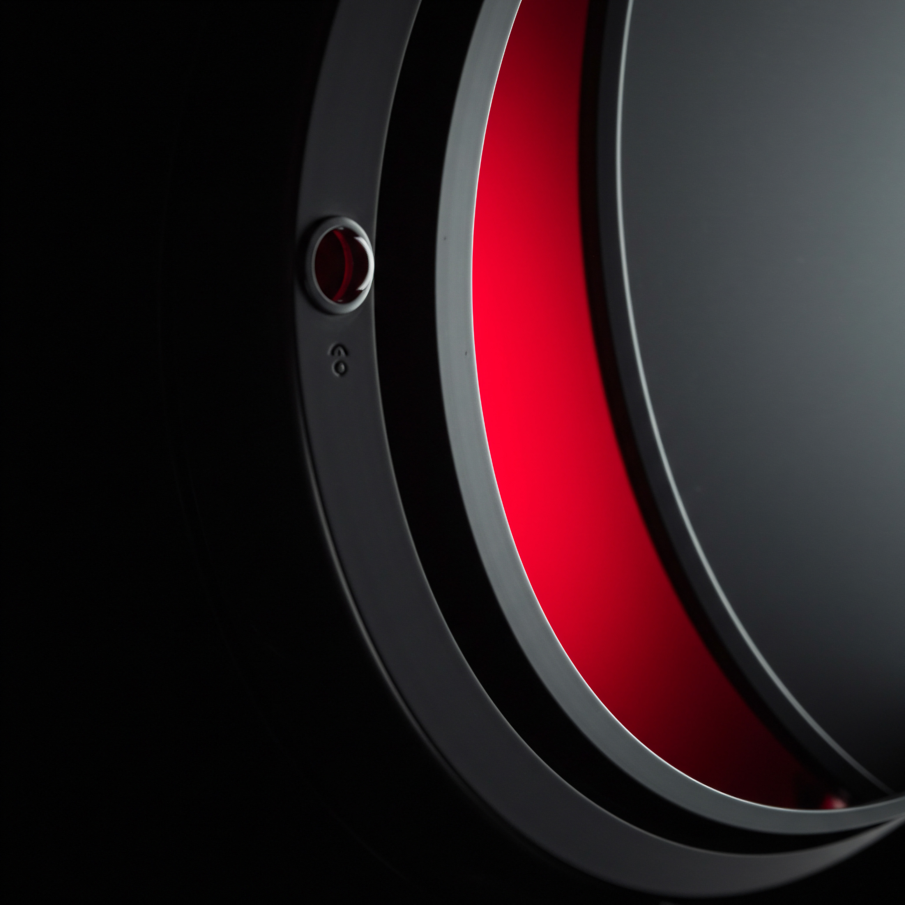 Modern Workplace Tech Solution Abstract Close Up Red Color Business Concept The image presents a technologically advanced frame, juxtaposing dark metal against a smooth red interior, ideally representing modern Small Business Tech Solutions. Suitable for the modern workplace promoting Innovation, and illustrating problem solving within strategic SMB environments. It’s apt for businesses pursuing digital transformation through workflow Automation to support growth.