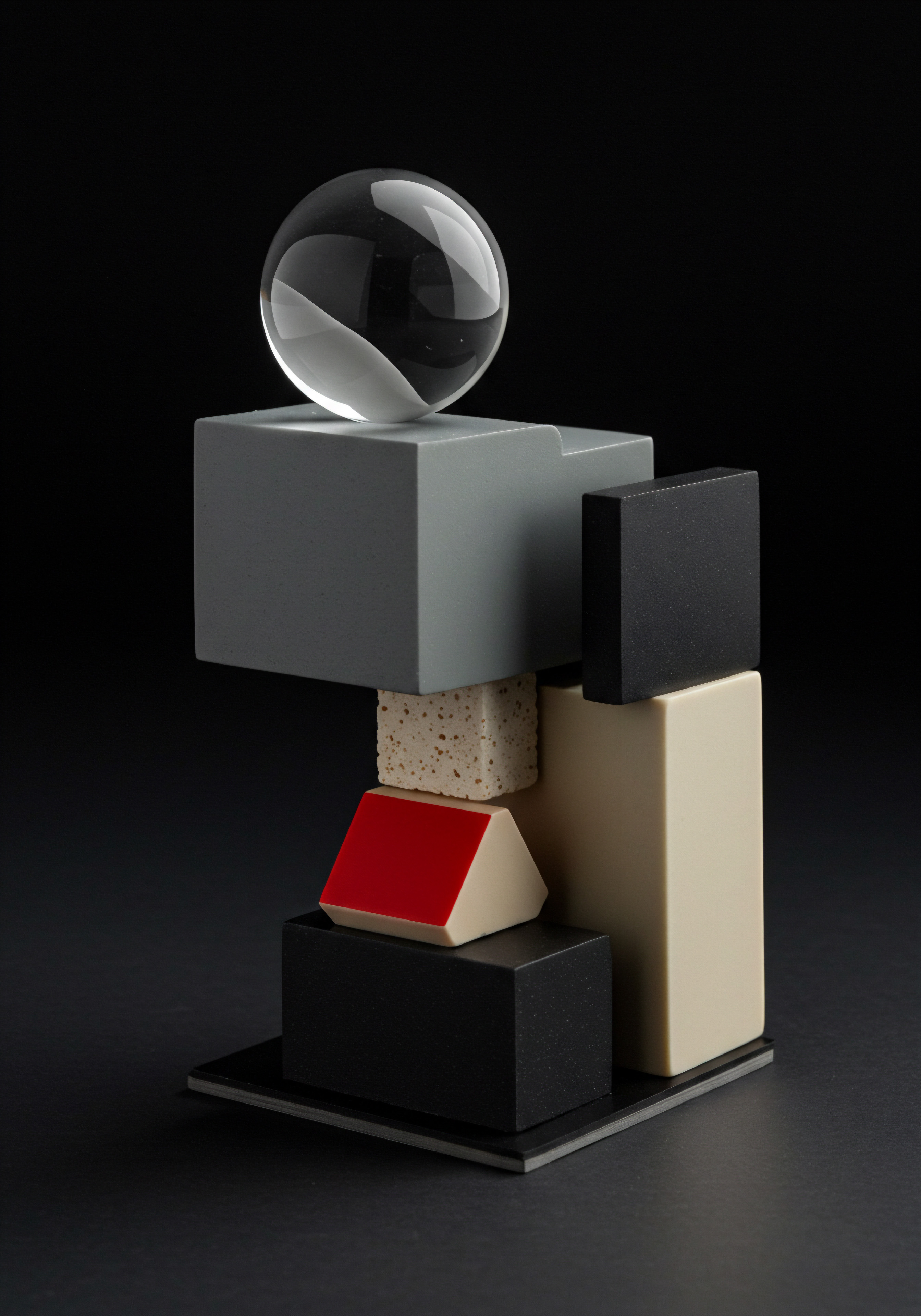 A meticulously stacked arrangement of geometric shapes presents a microcosm of SMB enterprise and growth. A clear sphere rests atop a grey block symbolizing visionary leadership within a scaling company. Below, textural contrast highlights innovation using automation strategy including data analytics. These shapes evoke productivity, progress and goals within an organization. The careful balance embodies resilience, agility, and efficient operations essential for Main Street Business. Modern technology and professional services are core for digital transformation strategy, reflecting a startup’s journey towards sales growth. Key ingredients include market analysis, collaboration, a strong business team, and robust business planning leading to overall business success and scaling business opportunities for small business, medium business and family business operations.