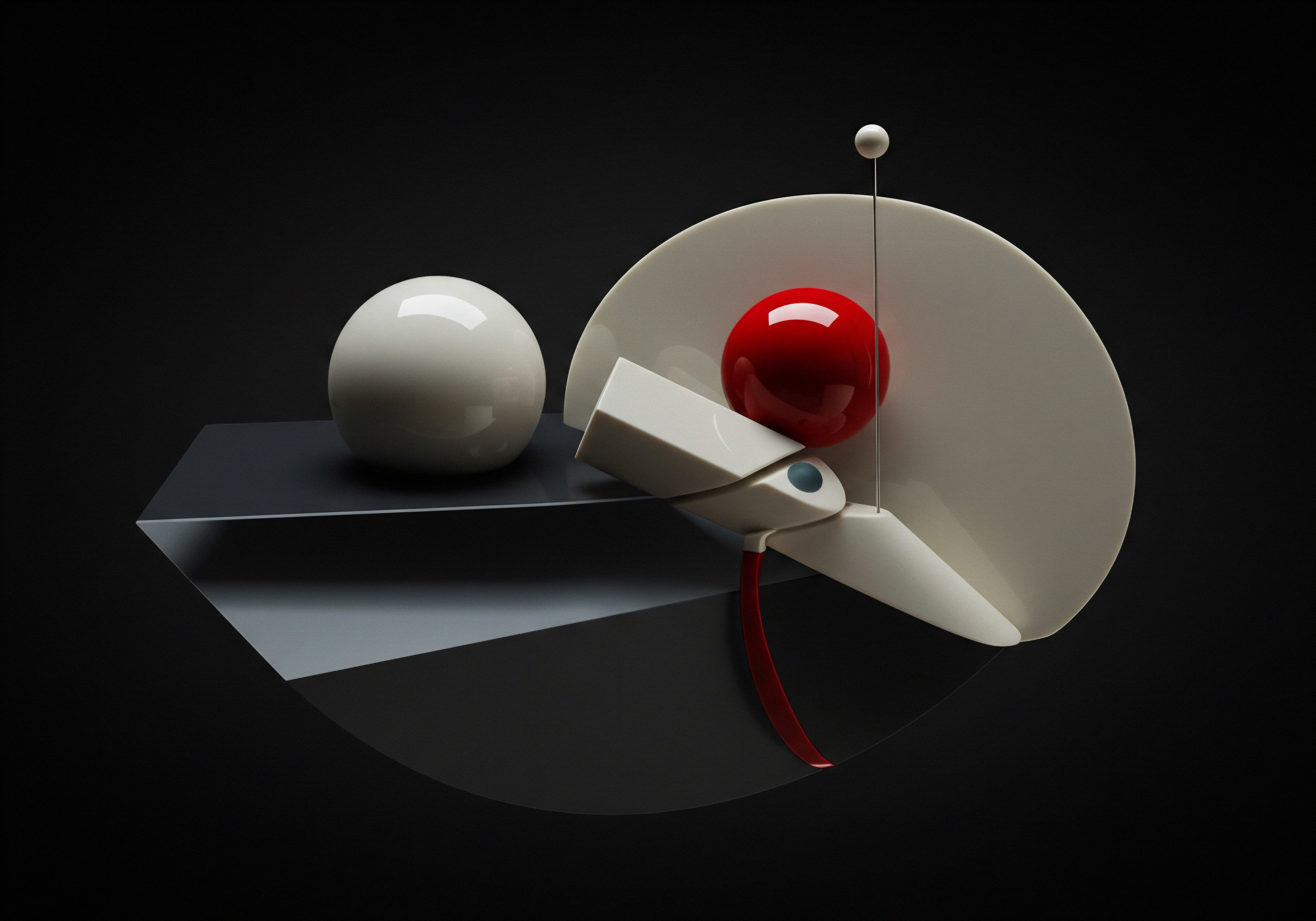 Strategic Automation for SMB Scaling Growth Business Tech Solution for Business Owner A captivating, high-contrast tableau signifies automation's transformative power within small to medium business operations. The bold red sphere, perched prominently on an ivory disc symbolizes the concentrated impact of scaling culture and innovation to help a customer. Meanwhile, a clean-cut design indicates how small business, like family businesses or a startup team, can employ effective project management to achieve significant growth.