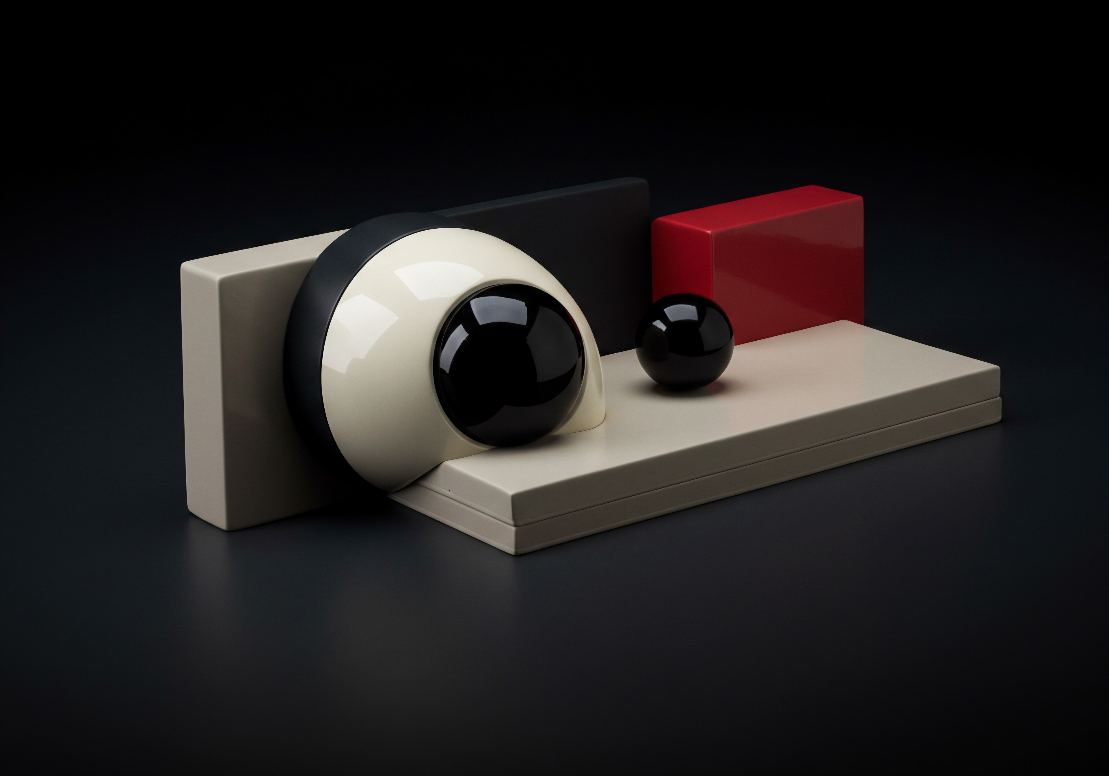 Strategic Positioning Geometric Objects Reflecting Business Growth Innovation for Scaling SMB Enterprises Geometric objects are set up in a business context. The shapes rest on neutral blocks, representing foundations, while a bright cube infuses vibrancy reflecting positive corporate culture. A black sphere symbolizes the business goals that guide the entrepreneurial business owners toward success.